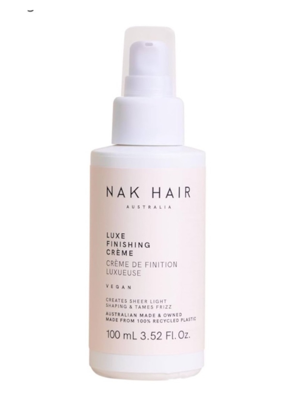 NAK HAIR Luxe Finishing Creme 100ml BRAND NEW/SEALED